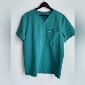 FIGS Leon Three-Pocket Scrub Top Mens medium Color Medium Hospital Dental Med